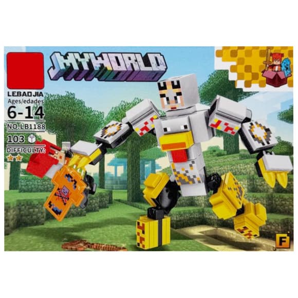 Дитячий конструктор "Minecraft" LB1188-F 103 деталі
