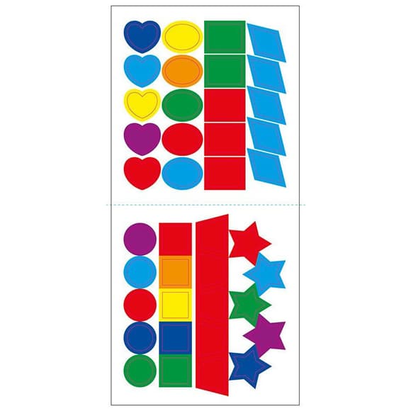 Мозаика из наклеек для малышей "Ёлка" 166067, 8 страниц