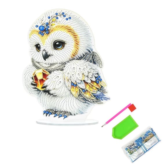 Набор для творчества алмазная мозаика "Маленький мудрец" YKLZ15282 на подставке 25х25 см