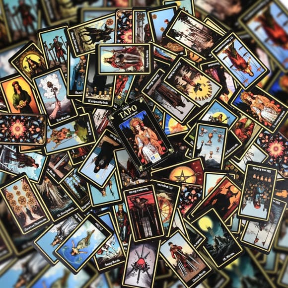 Гадальні карти Таро 30689 картка з посиланням на інструкцію 78 штук