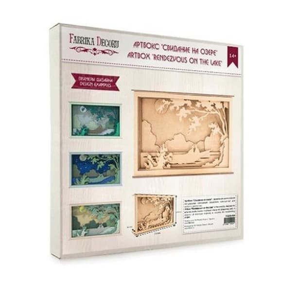 Заготовка для декорирования Артбокс "Свидание на озере" FDDB-04
