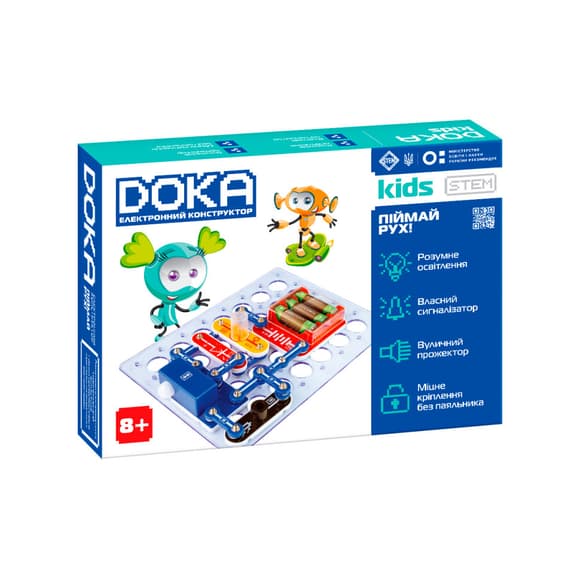 УЦЕНКА!!! Конструктор электронный «ПОЛУЧАЙ ДВИЖЕНИЕ!» DOKA D70705-UC музыка и свет