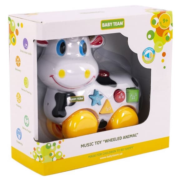 Дитяча музична іграшка "Тварина-каталка" 8641