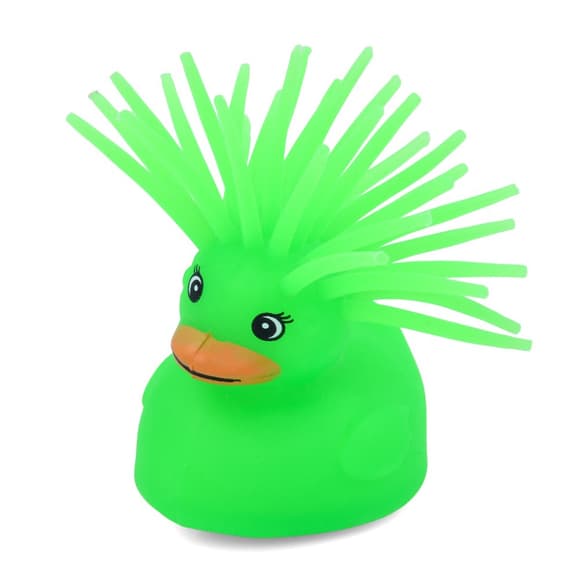 Дитяча іграшка Антистрес Качка MS 3719(Green) світлові ефекти