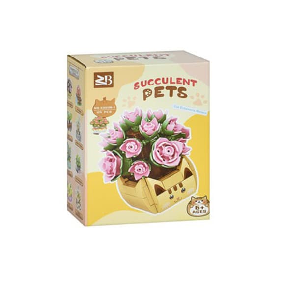 Детский конструктор "Цветы в вазе" 33036-1, 115 деталей