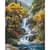 Алмазна мозаїка "Під водоспадом осені" AMO20004, 40х50 см