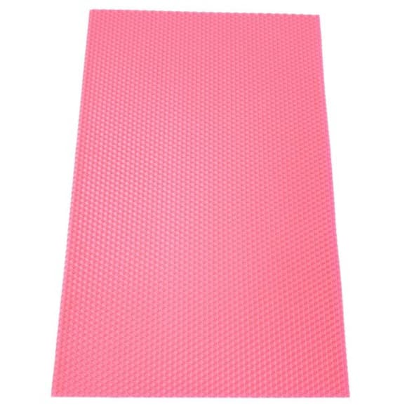 Вощина для виробництва свічок #4-рожева 410 х 260 мм