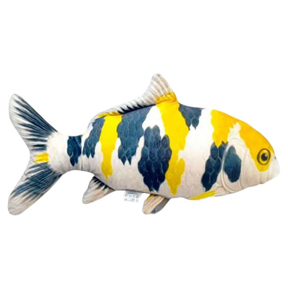 Детская мягкая игр ушка "Золотой карп Кои" KOI-G, размер 50 см