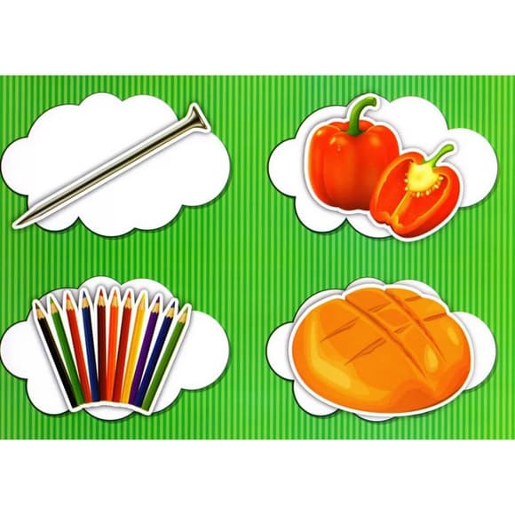 Логопедические карточки №1 15225001, 120 карточек-рисунков