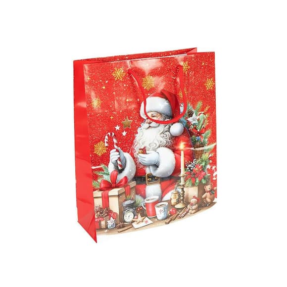 Пакет подарунковий "Новий Рік" 2579-3 розмір 18х21,5х8 см