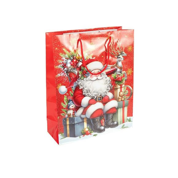 Пакет подарочный "Новый год" 2579-4 размер 18х21,5х8 см