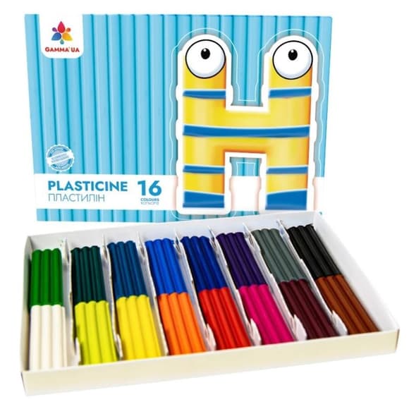 Детский набор пластилина 200317, 16 цветов