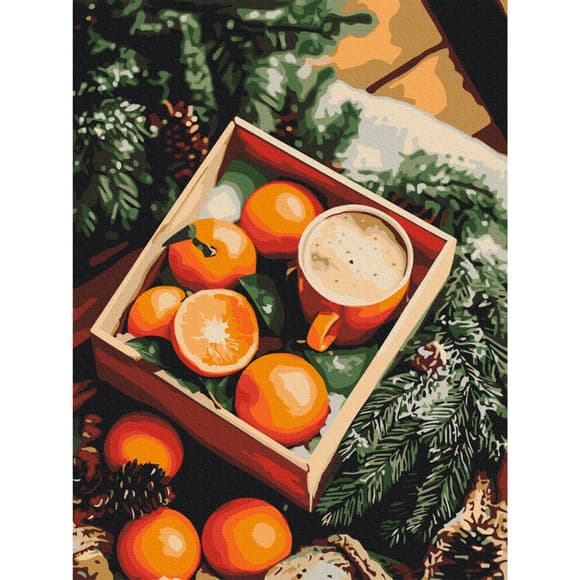 Картина по номерам "Аромат праздников" RBS1022, 30х40 см