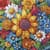 Алмазная мозаика "Цветы" BH030 неполная выкладка 25х25 см