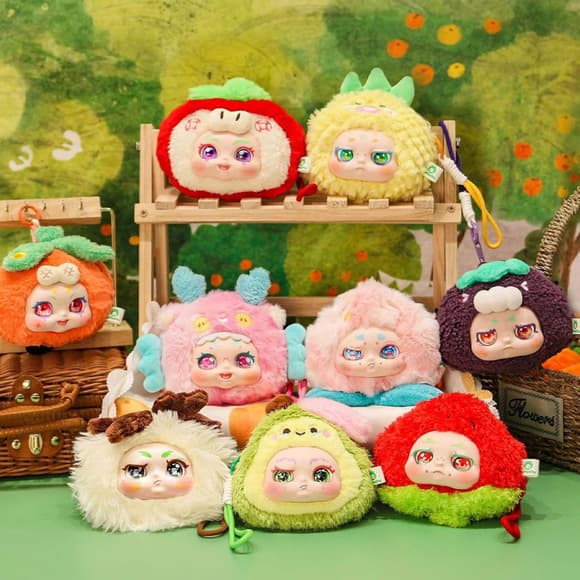 Колекційна м'яка іграшка з кільцем "Забавні фрукти" POP TOP 556101 в асортименті