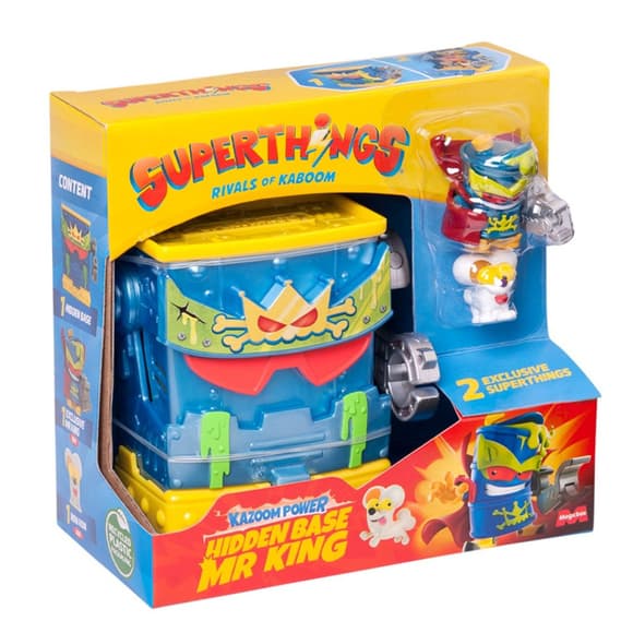 Детский игровой набор "Скрытая база мистера Кинга" SuperThings PSTSP112IN240 серии "Kazoom Power"