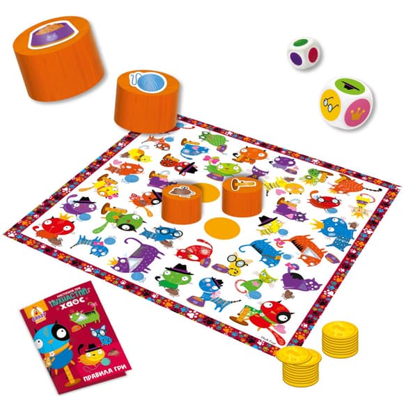 Гра настільна розважальна "Пухнастий хаос" VT8055-32, 2-4 іг рока