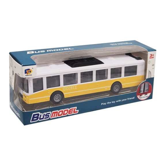 Дитячий інерційний автобус DD2813AC(Yellow-1) відчиняються двері