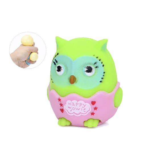 Игрушка сквиш антистресс "Совенок" MS 4141 размер 7 см