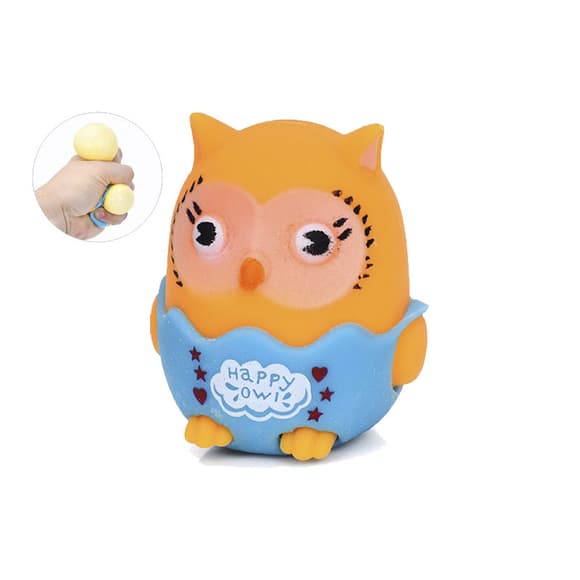 Іграшка сквіш антістресс "Совеня" MS 4141 розмір 7 см