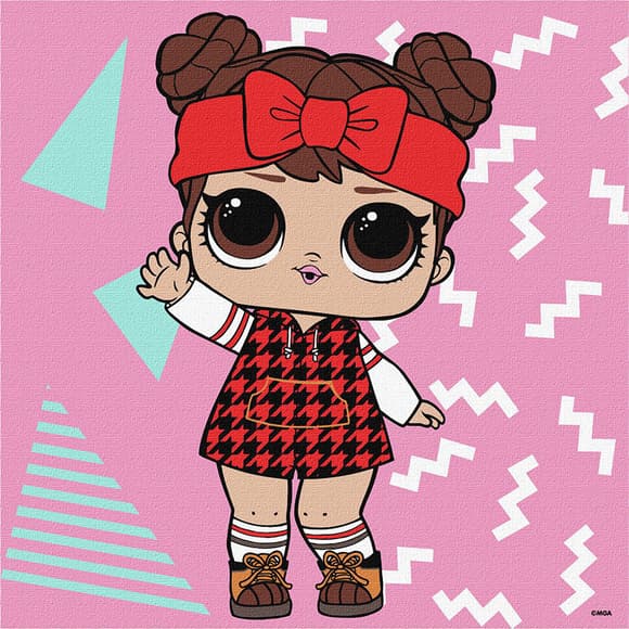 Картина по номерам "L.O.L. Surprise! Winter chill. 12" KHO1334, 25х25 см