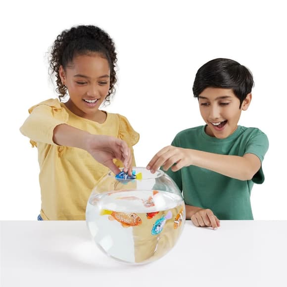 Интерактивная игрушка "Роборыбка" ROBO ALIVE S3 7191-5 оранжевая