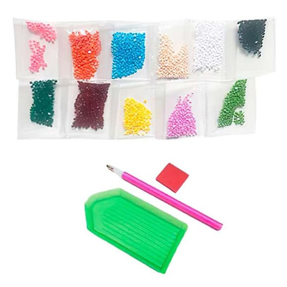 Набор для творчества Алмазные стикеры "Зверюш ки" 20299, 12 шт