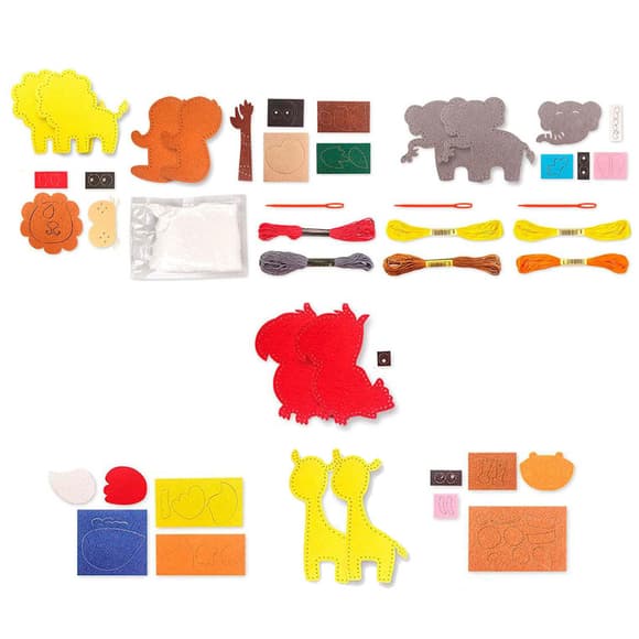 Дитячий набір для творчості Поший сам "Тварини джунглів" 89447