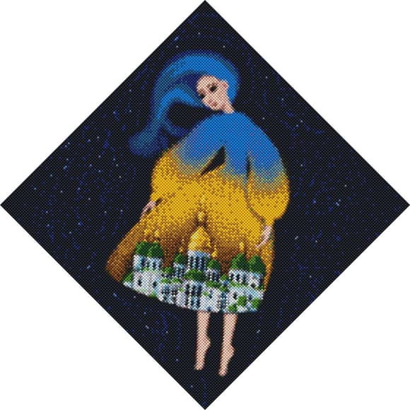 УЦЕНКА!!! Алмазная мозаика "Берегиня Софиевская" @mosyakart AMO7240-UC 40х40 см