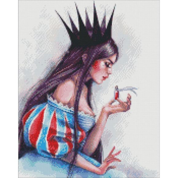 УЦІНКА! Алмазна мозаїка "Небезпечна краса" ©lesya_nedzelska_art AMO7418-UC 40х50 см