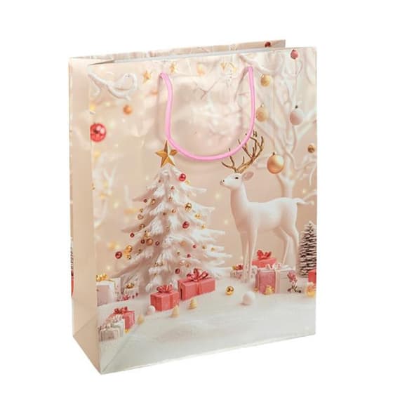 Пакет подарочный "Новый год" 2580-2 размер 18х21,5х8 см 