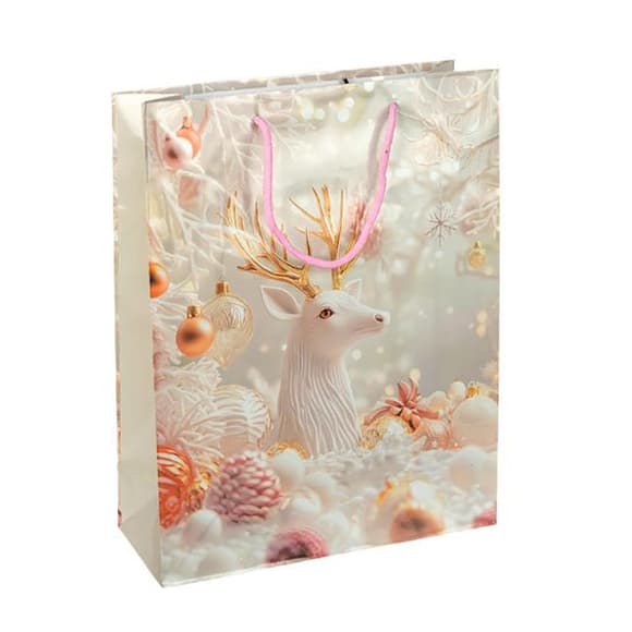 Пакет подарочный "Новый год" 2580-3 размер 18х21,5х8 см 