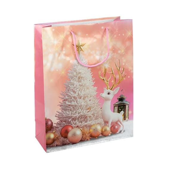 Пакет подарунковий "Новий Рік" 2580-4 розмір 18х21,5х8 см 