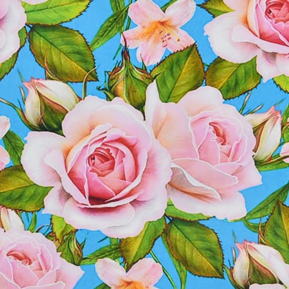 Алмазна мозаїка "Рожеві пелюстки" HEE16327, 30х30 см
