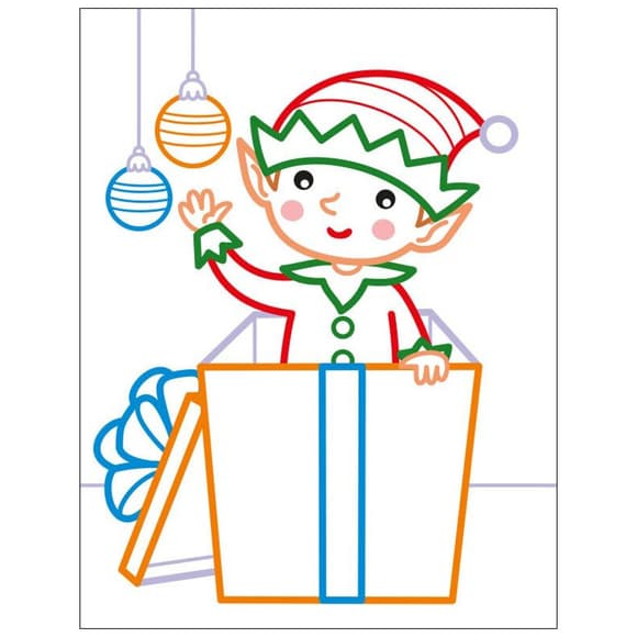 Дитячі кольорові розмальовки "Санта і друзі" 18712, 2-3 роки