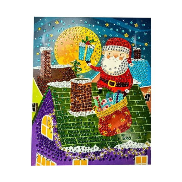 Набор для творчества бриллиантовая мозаика "Веселых праздников" НТ-34-01