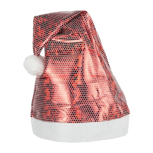 Шапка новорічна "Санта-Клауса" 6241-3-1 блискуча