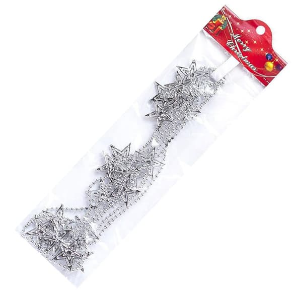 Декоративное ожерелье на елку "Звездочки" XYA-319 размер 2,7 м