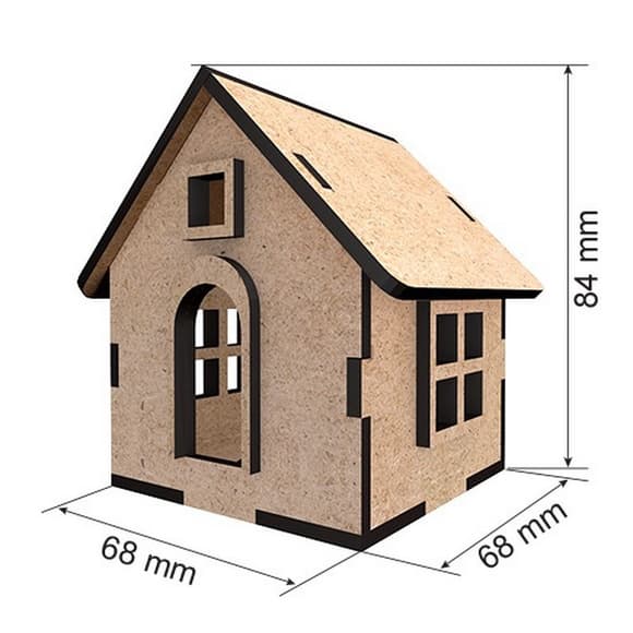 Заготовка для декорування "Будиночок 10" FDPO-349