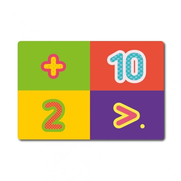 Настольная игра Лото цифры+фигуры, знаки и ассоциации 129233, 6 карточек-планшеток