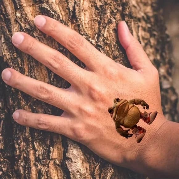 Дитячі тимчасові тату "Італійський брейнрот" Italian-brainrot-tattoo-1, 12х7 см