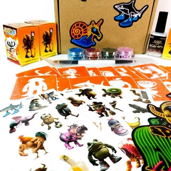 Подарочный набор "Брейнрот" gift-box-brainrot-3kids