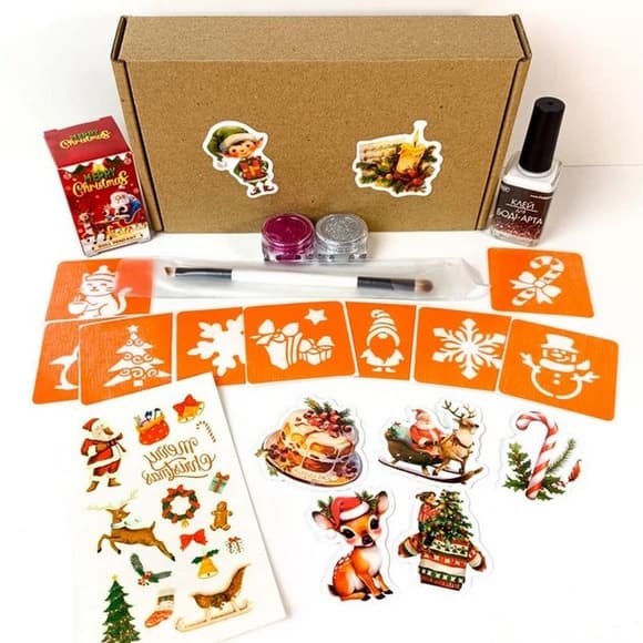 Подарунковий набір "Різдвяне диво: Чарівний Подарунок" gift-box-christmass-1kid
