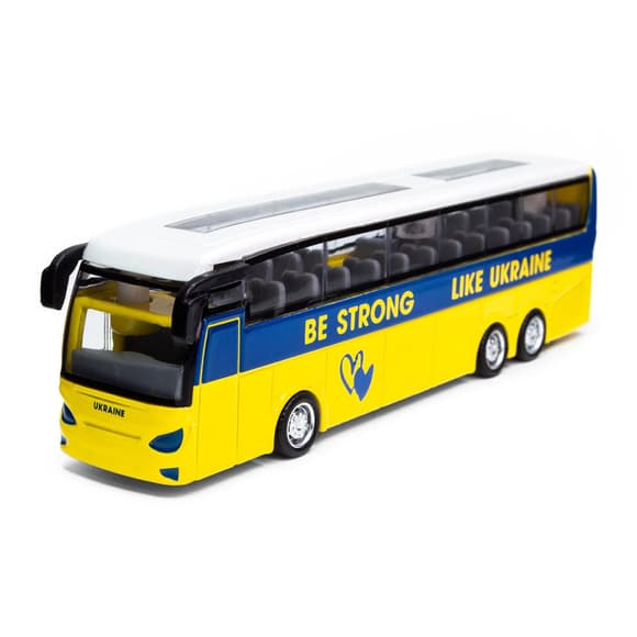 Дитяча колекційна модель "Автобус екскурсійний Україна" TechnoDrive 250419CG