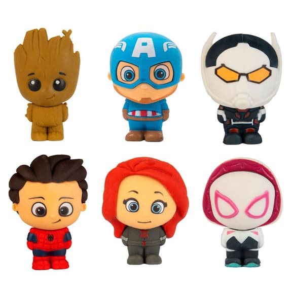 Коллекционный ластик-пазл "Марвел" HTI 1816012 серии "Puzzle Palz"