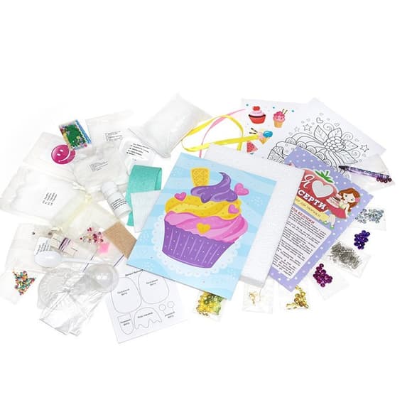 Великий набір для творчості "Я люблю десерти" 10100543, 8 виробів своїми руками