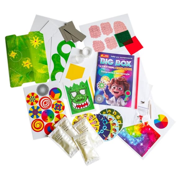 Детский набор для экспериме нтов "BIG BOX со светом и цветом" 10114169