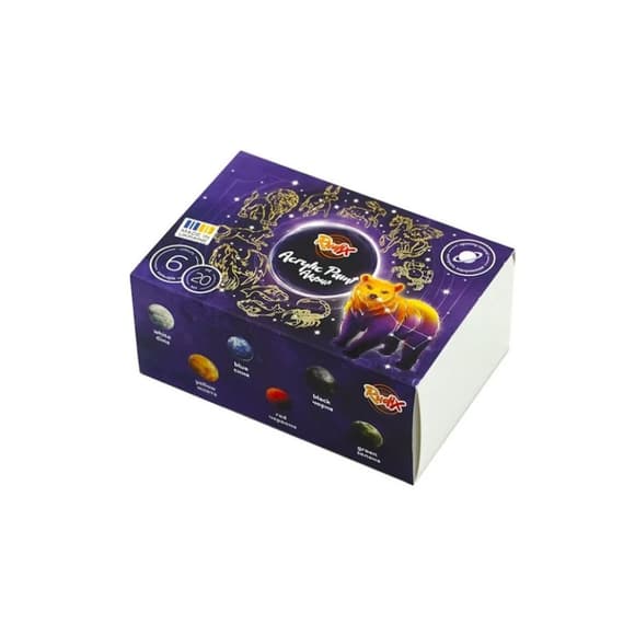 Набор акриловых красок 850601, 6 цветов по 20 мл