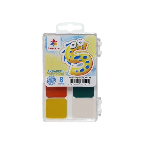 Детска я медовая акварель 200102P 8 цветов
