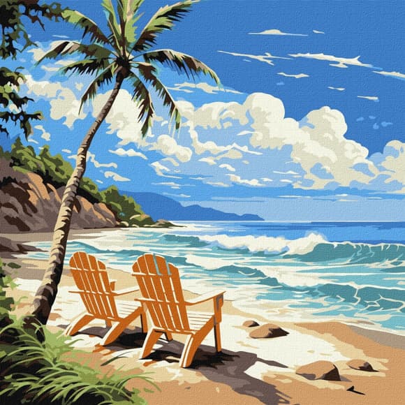 Картина по номерам "Мир для влюбленных" ©art_selena_ua KHO2787, 30х30 см